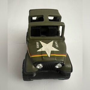Vintage Buddy L Army Jeep T-5278 Hong Kong 6” Military Toy Vehicle